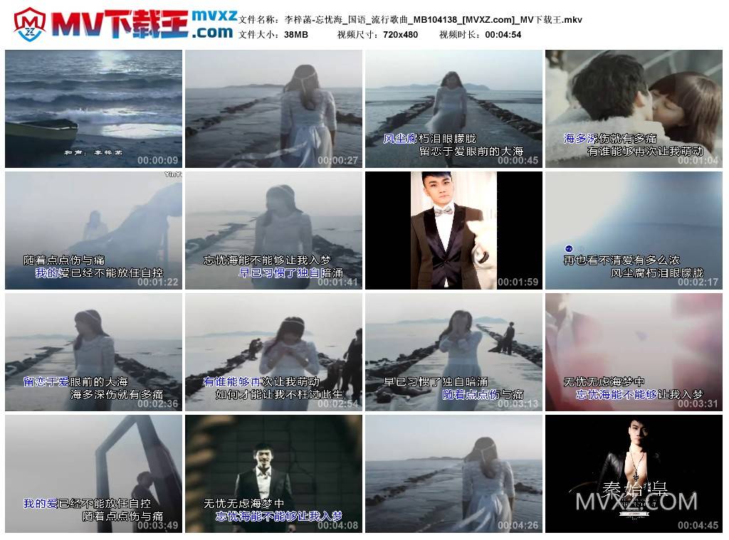 李梓菡-忘忧海_国语_流行歌曲_MB104138